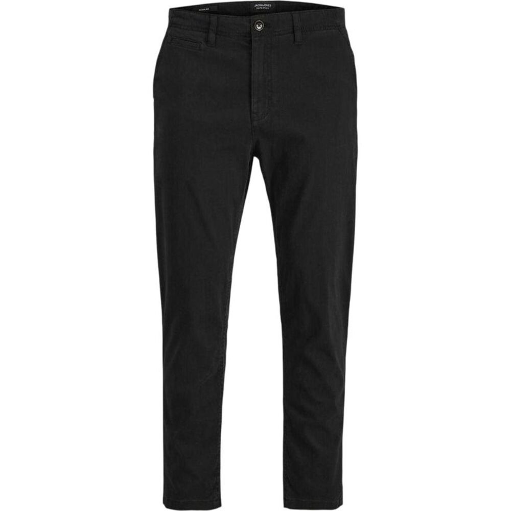 Jack And Jones Mens Harlow Tapered Chinos / Black